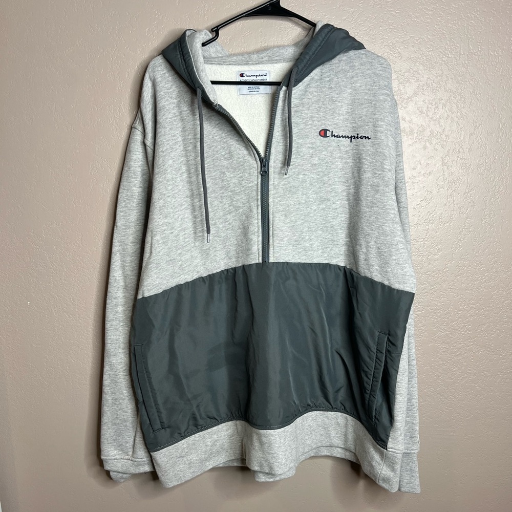 Men’s Champion Hooded Quarter Zip